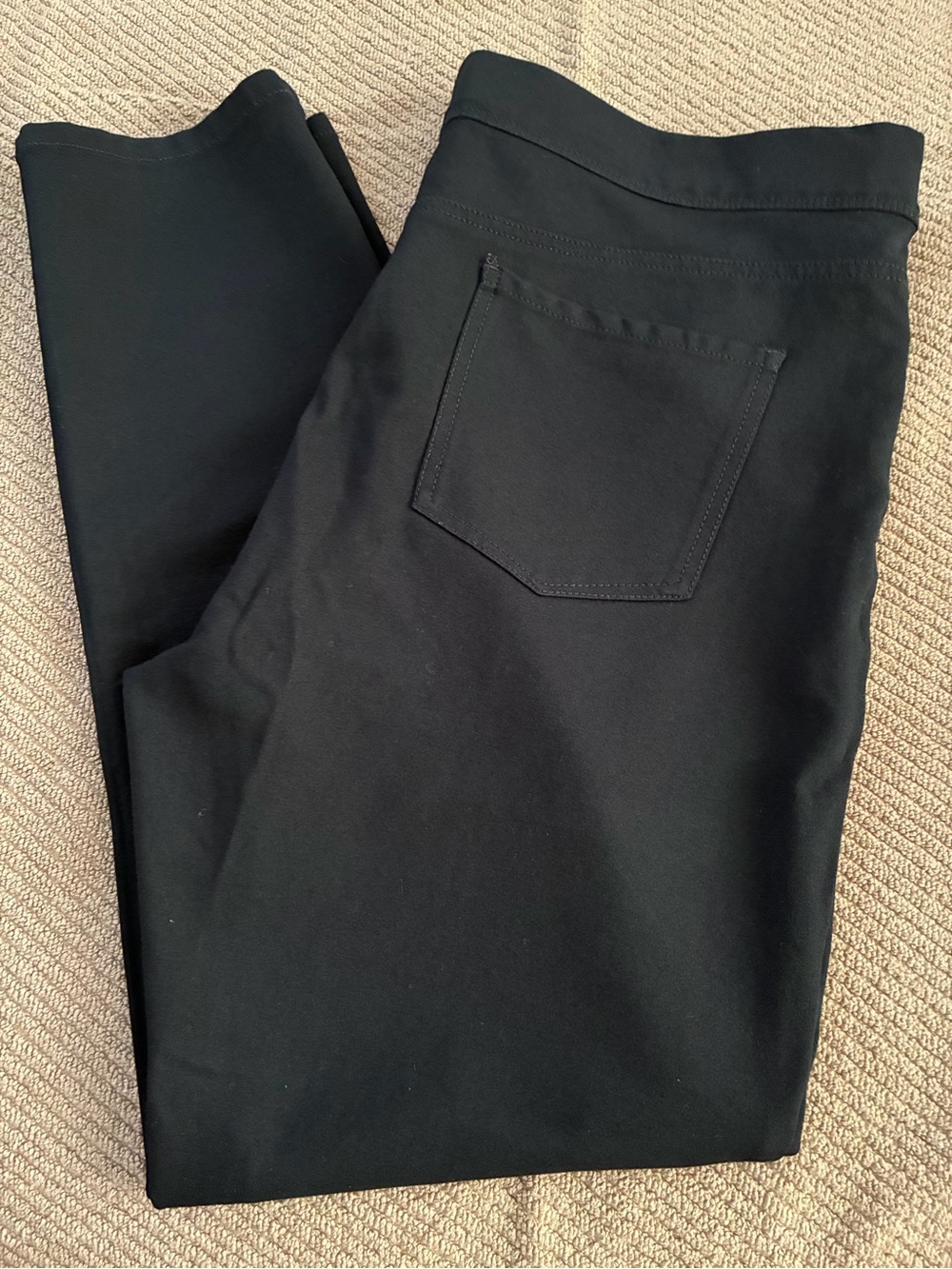 Gloria Vanderbilt Avery Ponte Stretch Pull-On Pant, Black, 18 Average